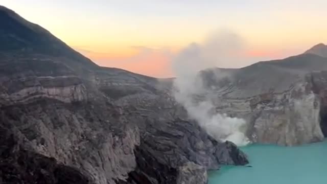 Mount Ijen is located in East Java, Indonesia, and is an active volcano