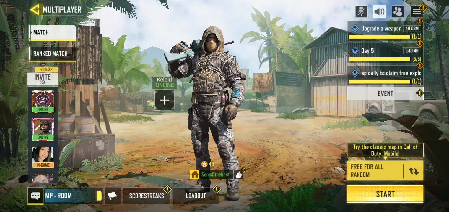 Had a solid start but not enough- ffa cod mobile