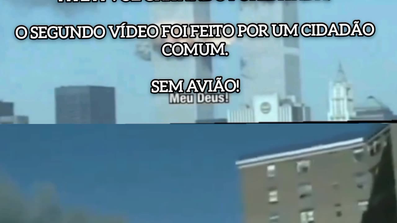 A FARSA - Pelo mesmo ângulo. O primeiro vídeo é o que vimos na TV. Até a voz gritando foi editada. O segundo vídeo foi feito por um cidadão comum.