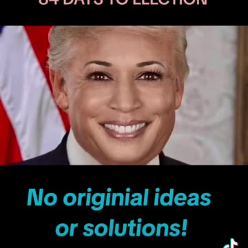 KAMALA HARRIS - NO LEADERSHIP, NO SOLUTIONS