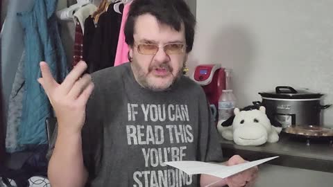 I got propaganda junk mail.....