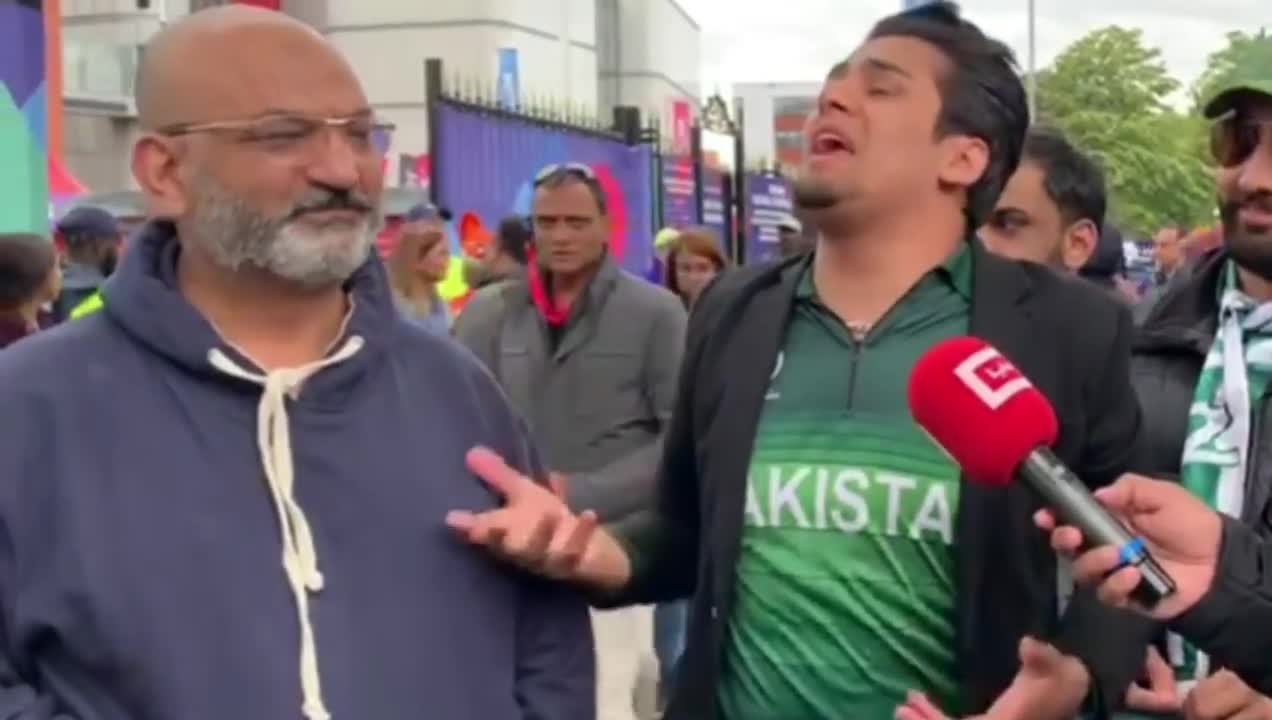 funny Pakistani cricket team fans reaction on losing against India..memes viral video