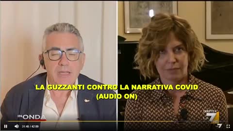 Sabina Guzzanti contro la narrativa Covid