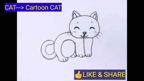 CAT TO CARTOON CAT