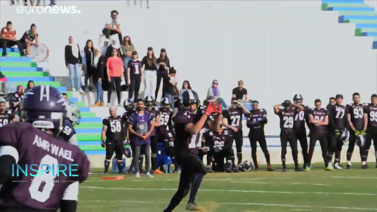 How are Egyptians leading the way for American football in the region