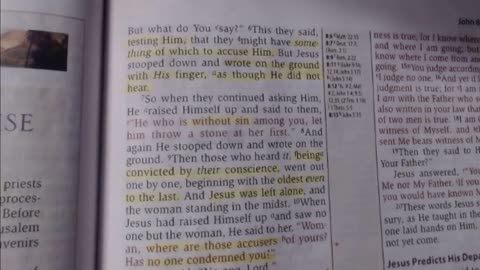Bible study (John 8:1-12) NKJV