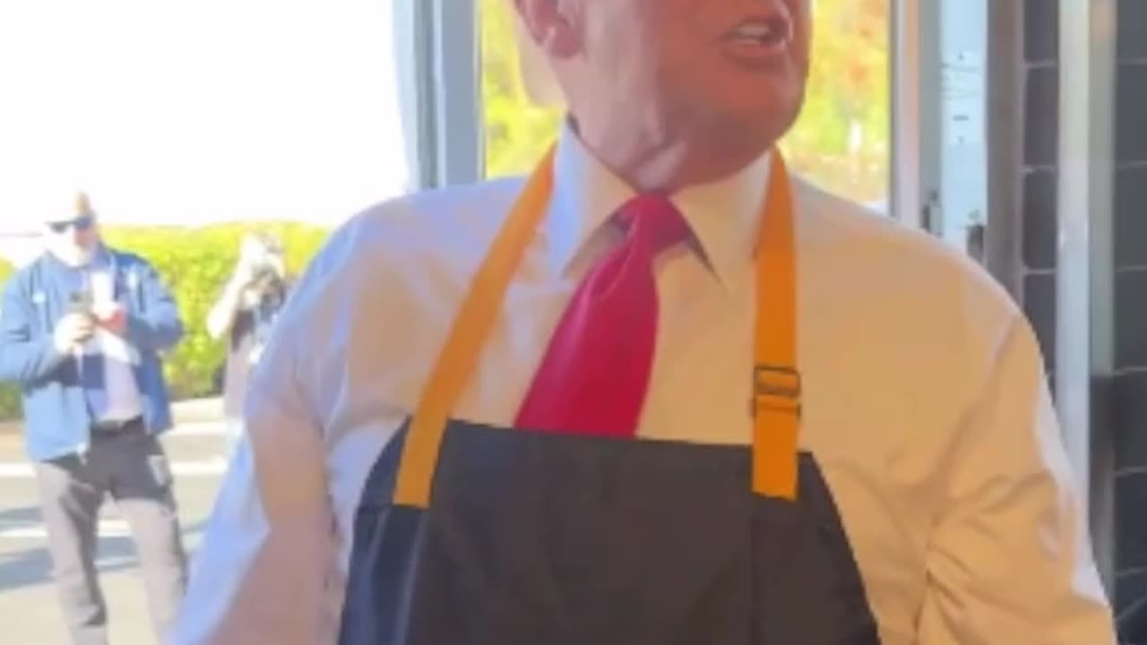 Donald Trump Working At McDonald's
