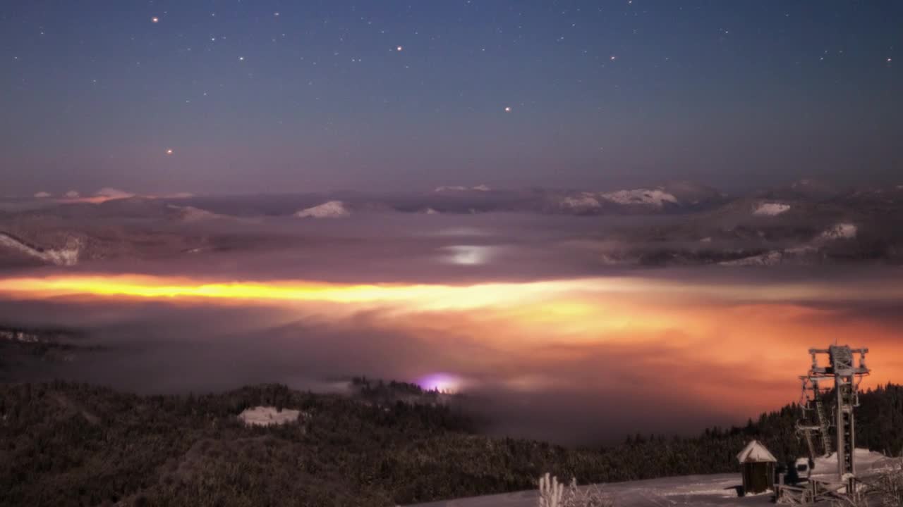 Beautiful landscape of the milky way in nature