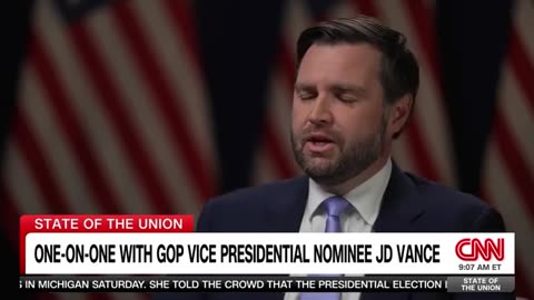 Jake Tapper Confronts J.D. Vance: ‘So You Made It Up’ Over Kamala Harris Campaign Claim