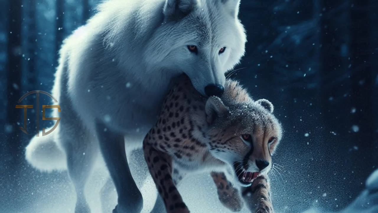 Fierce predators in the wild (Wolf VS Cheetah)