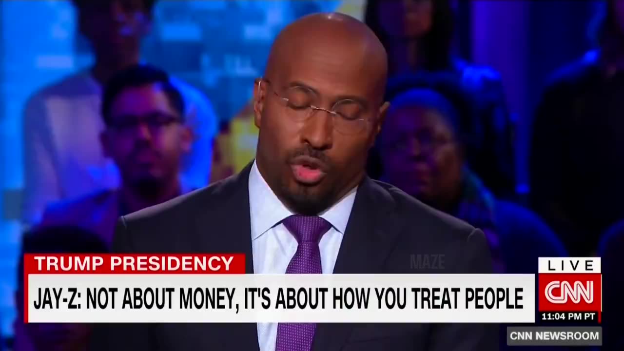 BOOM! 2018. Van Jones informs Jay-Z that Black America is thriving under President Trump's economy.