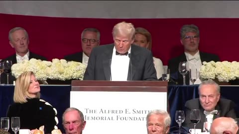 Trump at Al Smith Charity Dinner - October 17th, 2024