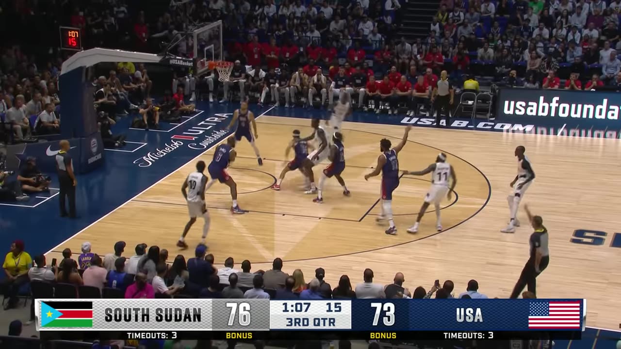 SOUTH SUDAN vs USA | USAB SHOWCASE | FULL GAME HIGHLIGHTS | July 20, 2024