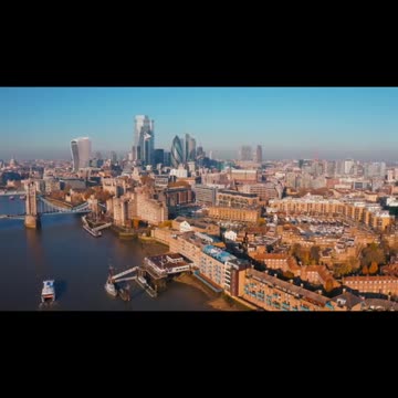 South/East London Aerial View back ground song by Eric Clapton My father's eyes