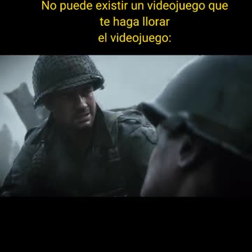 No puede existir un juego que te haga llorar, el juego/ Call of Duty