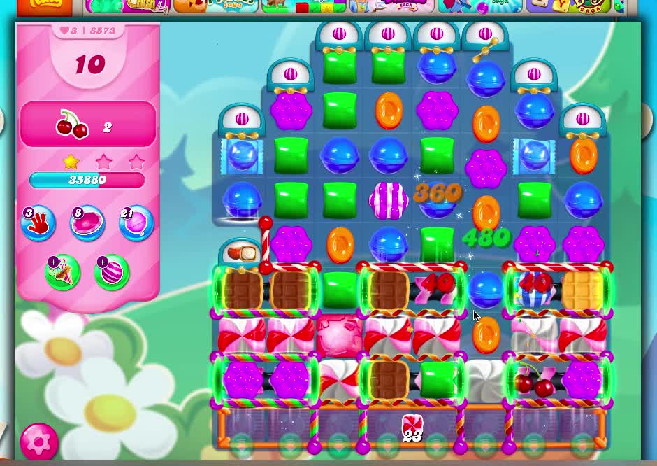 Candy Crush Level 8573 released 1/18/21 (No Boosters)