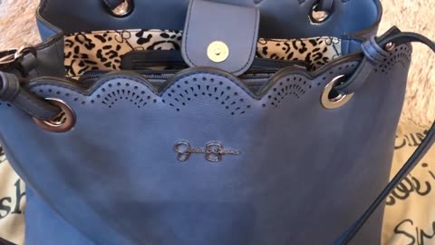 What's in my Jessica Simpson Cornflower Blue Harper Bag