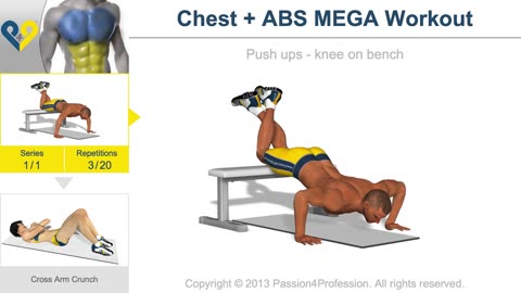 chest abs mega workout