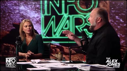 Lara Logan with Alex Jones