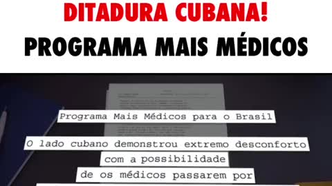 Programa Mais Médicos e a ditadura cubana