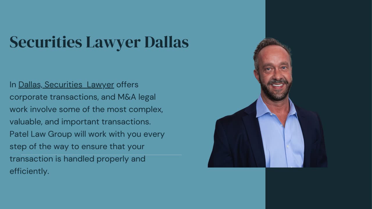 Securities Lawyer Dallas