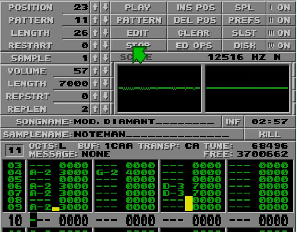 Amiga and Atari ST Protracker Music Mods - Diamant