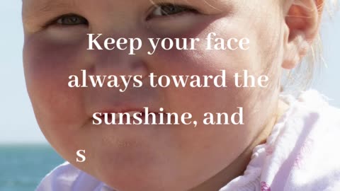 Keep your face