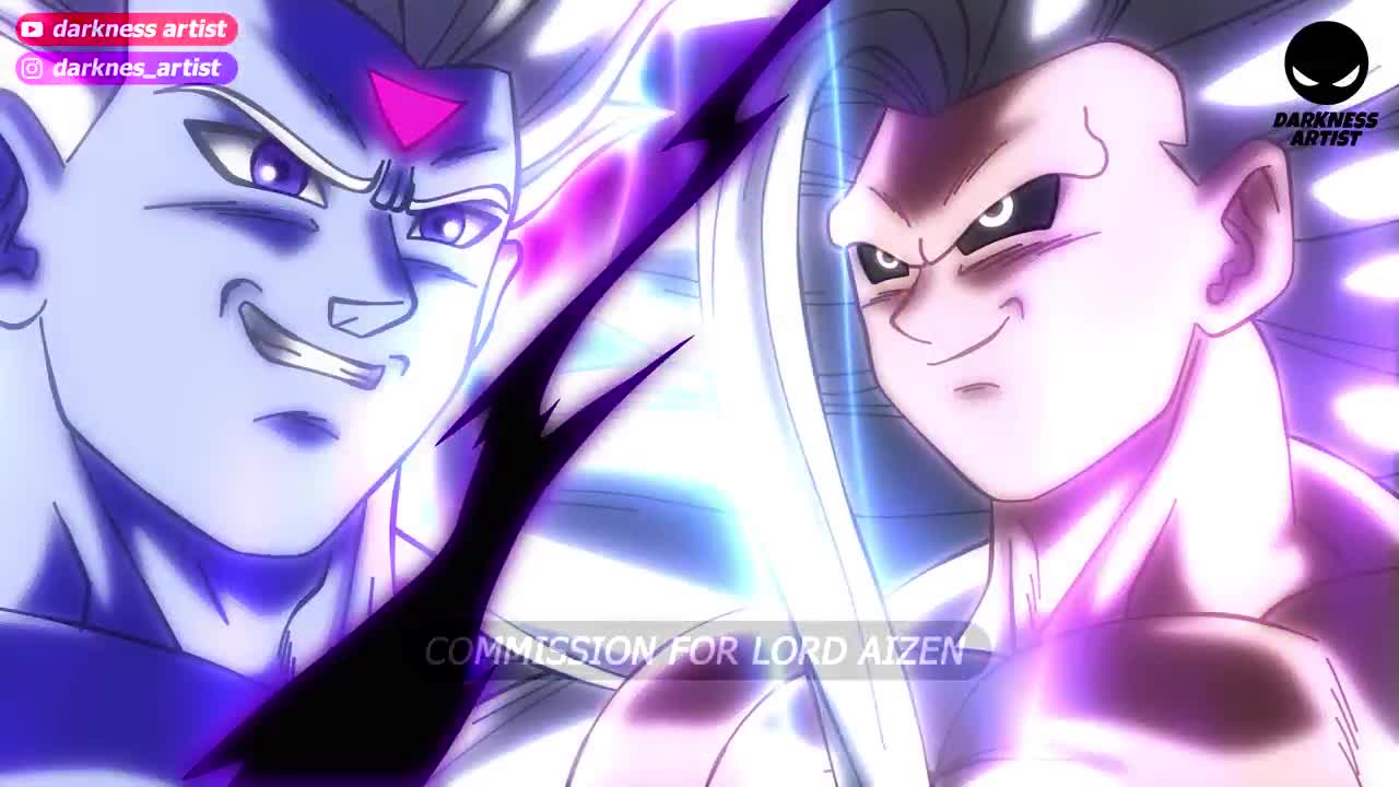 Goku transforms into SSJ Infinity after seeing the death of his friends