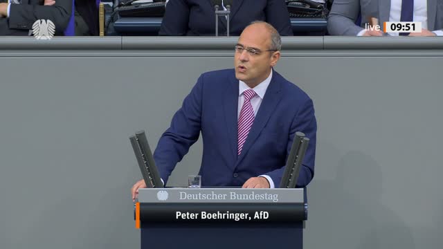 Peter Boehringer Rede vom 21.10.2022 - Stabilisierungsfondsgesetz, Beschluss Art. 115 II GG