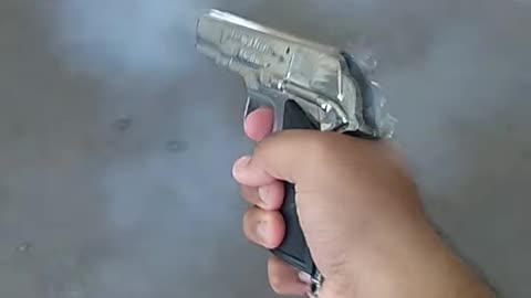 Pistol firing video