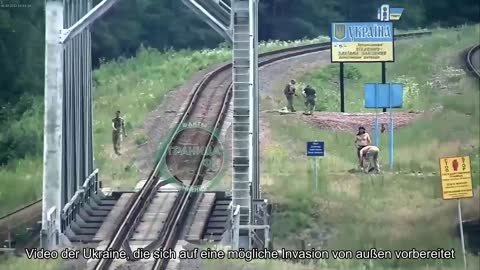 Video über die Vorbereitungen der Ukraine auf eine mögliche Invasion aus Weißrussland