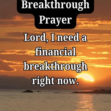 Daily Jesus Prayers for a Breakthrough
