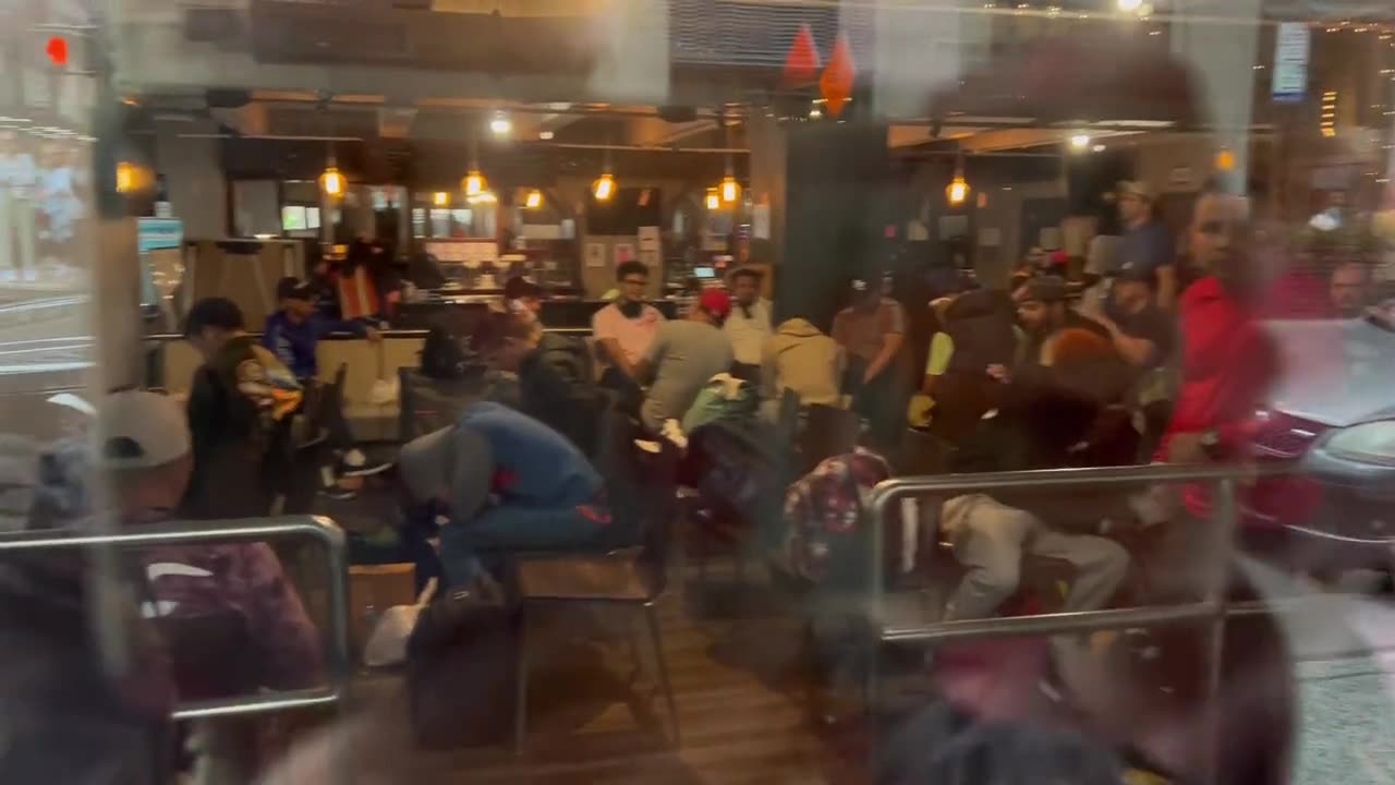 Bistro Attached To Swanky NYC Hotel Being Used To Check-In Migrants Staying There For Free