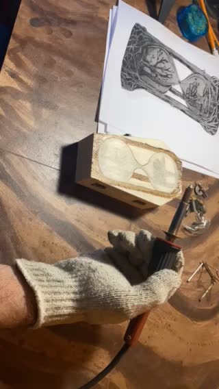 Wood burning