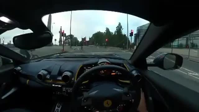 How!? POV guy crashes a Ferrari 812