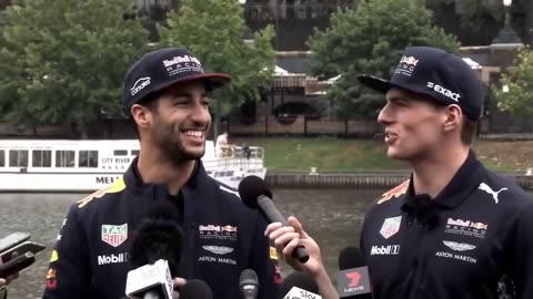 Daniel Ricciardo and Max Verstappen FUNNY MOMENTS