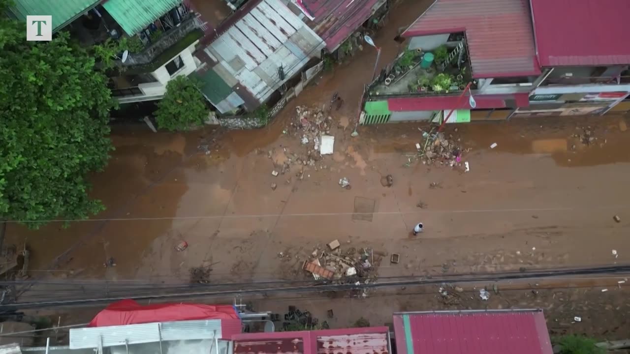 Typhoon Gaemi hit Taiwan and the Philippines