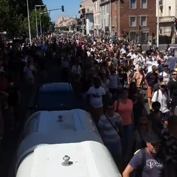 Massive Protests in Perpignan, France Against Vaccine Passports, Vaccine Mandates