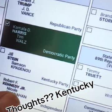 Voting Machines Will Not Let You Vote Trump