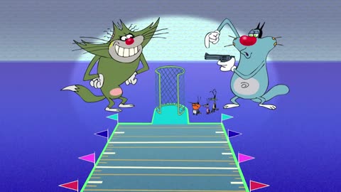 हिंदी Oggy and the Cockroaches - Sports Fans