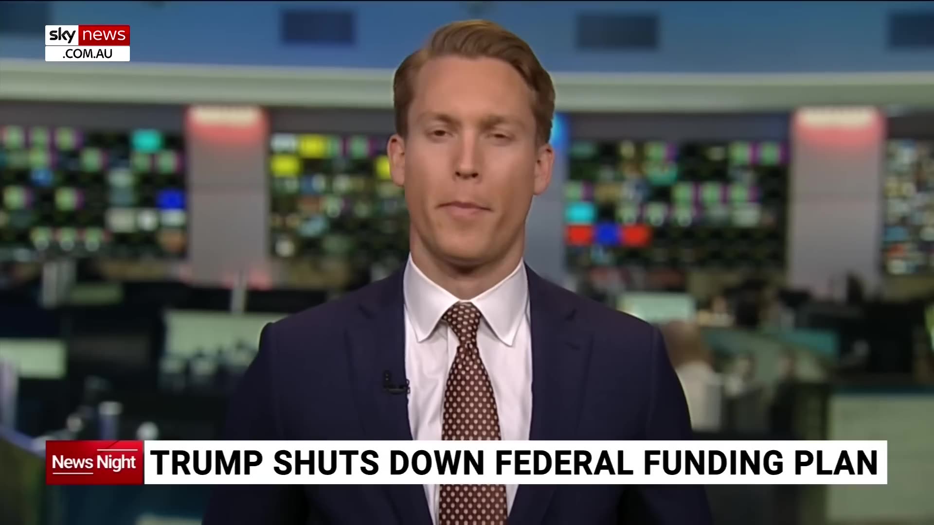 Donald Trump shuts down federal funding plan