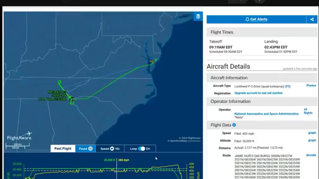 NASA Flew Triangles Over Ashville