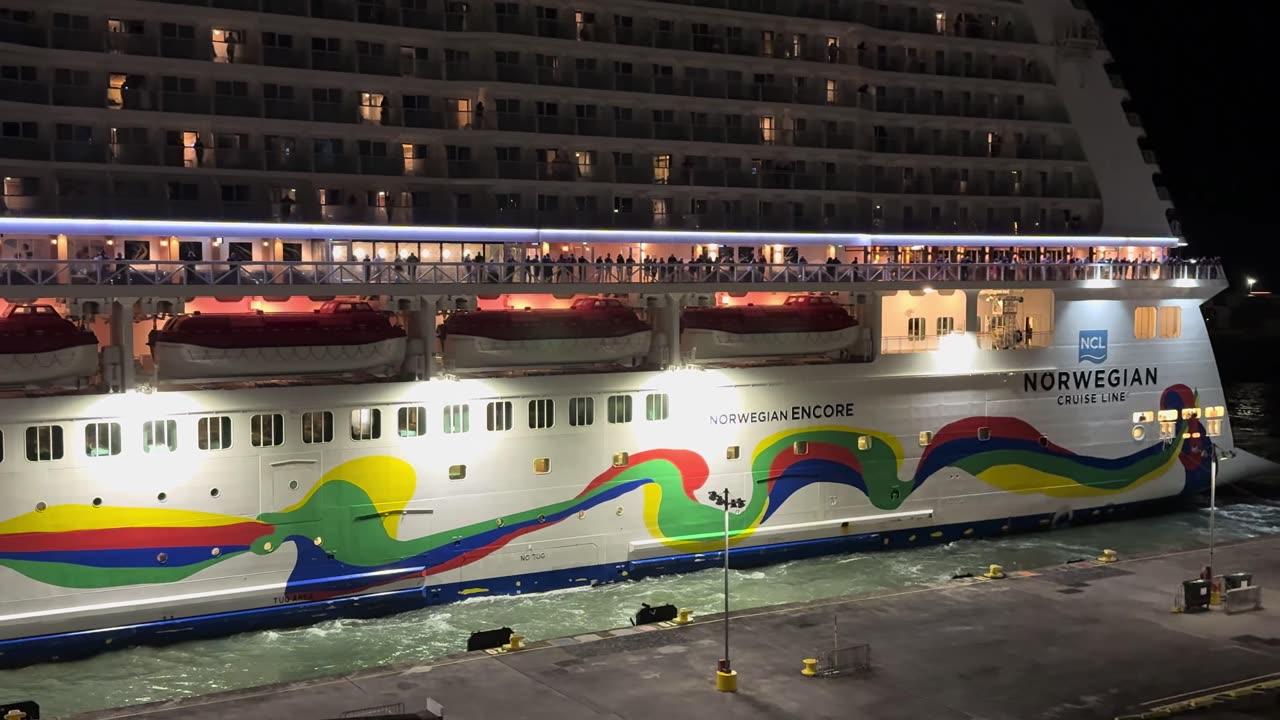 Norwegian Encore Arrival in Ponta Delgada 4K, Sao Miguel Azores Portugal 🇵🇹 09.11.2024 #CruiseShip