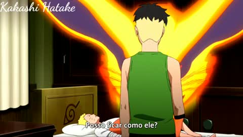 KAWAKI FICA FACE A FACE COM O KURAMA PELA PRIMEIRA VEZ