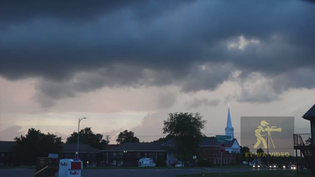 Lexington Kentucky Storms Rolling in over Calumet Farm