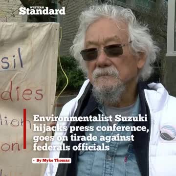 TOP STORIES: Environmentalist Suzuki hijacks press conference...