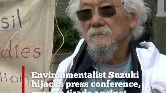 TOP STORIES: Environmentalist Suzuki hijacks press conference...