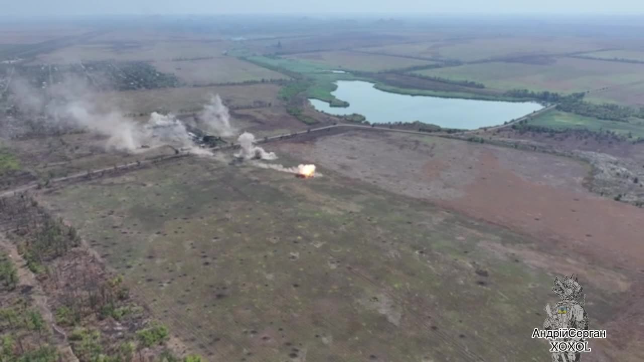 Russian Column Charges into a Minefield