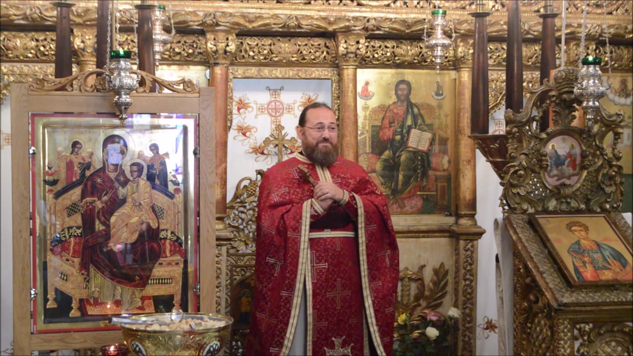 Biserica Sfintii Apostoli - Predică la Sfântul Dimitrie Izvorâtorul de Mir