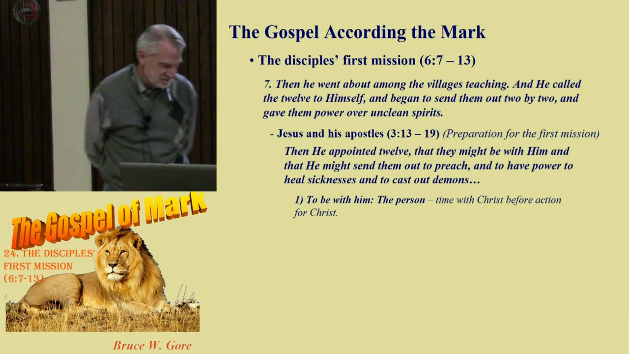 24. The Disciples' First Mission (6:7-13)